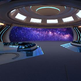 Spaceship Bridge 3D model